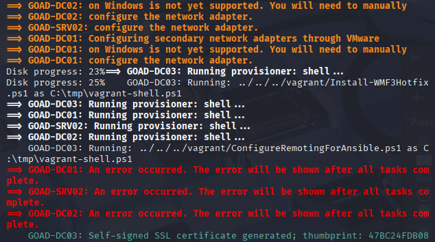 GOAD Install